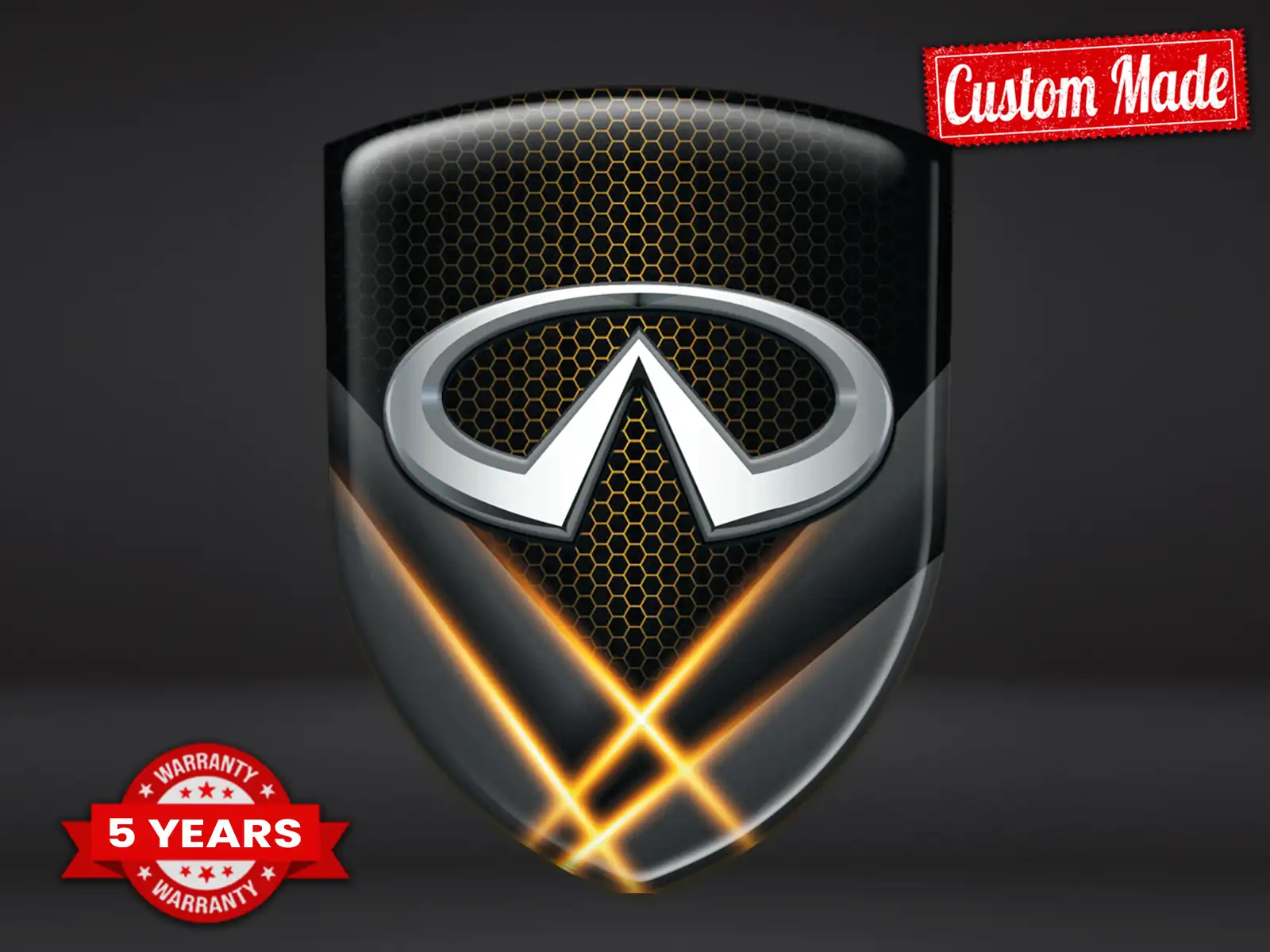 Infiniti Insignias En Relieve Resistente Máximo Elegante Pro